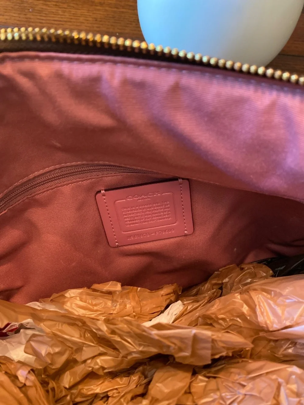 Coach monogrammed handbag